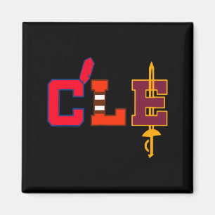 Íman Tacos de beisebol de Cleveland Vintage Ohio Cle Re