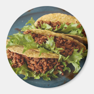 Íman Tacos de carne Jantam Magnet de refrigeração