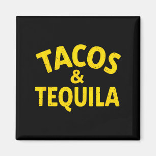 Íman Tacos de fiesta mexicana vintage & bebida