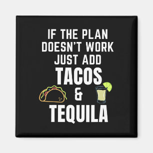 Íman Tacos Engraçados E Citação De Tequila Para Cinco D