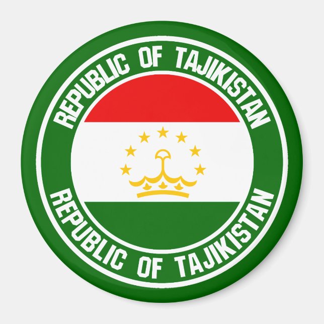 Íman Tadjik Round Emblem (Frente)