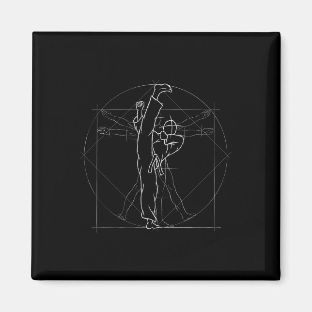 Íman Tae Kwon Do Capuz Kickboxing Kung Fu Mma Chute Alt (Frente)