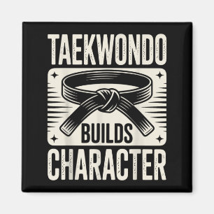 Íman Taekwondo Divertido Constrói Caráter
