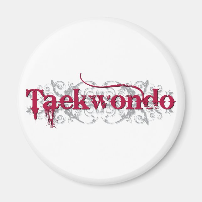 Íman Taekwondo Red (Frente)