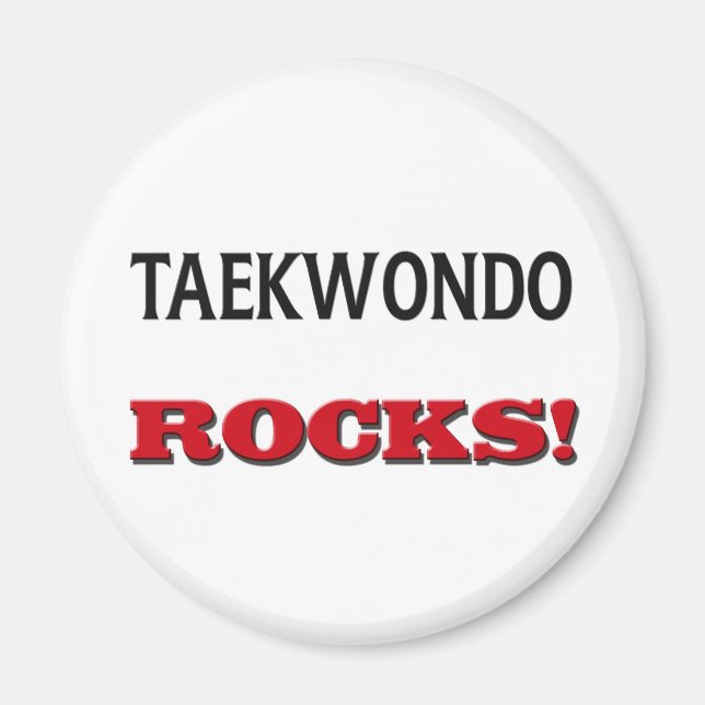 Íman Taekwondo Rocks (Frente)