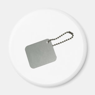 Íman Tag do metal com corrente