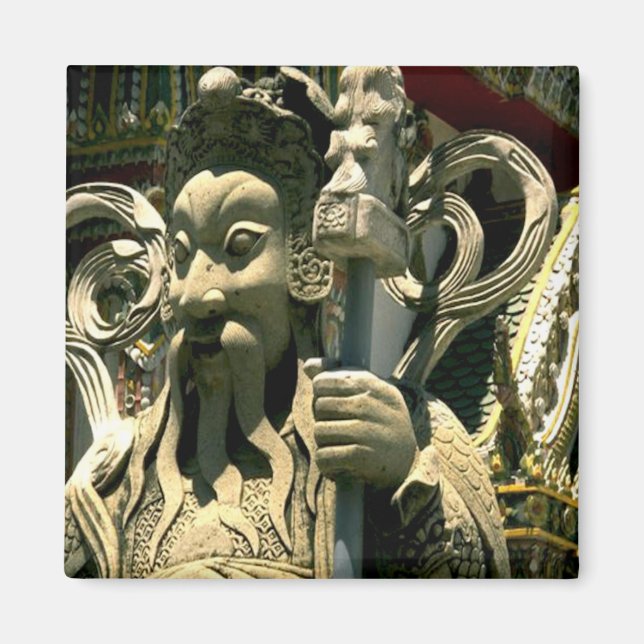 Íman Tailândia— Estátua Chinesa que Arun Temple (Frente)