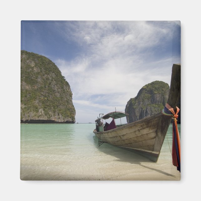 Íman Tailândia, Ilha Phi Phi Lay, Baía de Maya. (Frente)