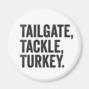 Íman Tailgate Enfrenta O Futebol De Ação De Graças Da T