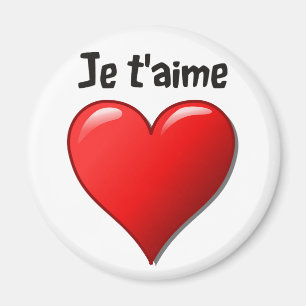 Íman T'aime de Je - eu te amo em francês