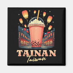 Íman Tainan Taiwan Boba Bubble Tea Taiwan Souvenir