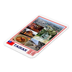 Íman Tainan - Taiwan - República da China - Mosaico - M