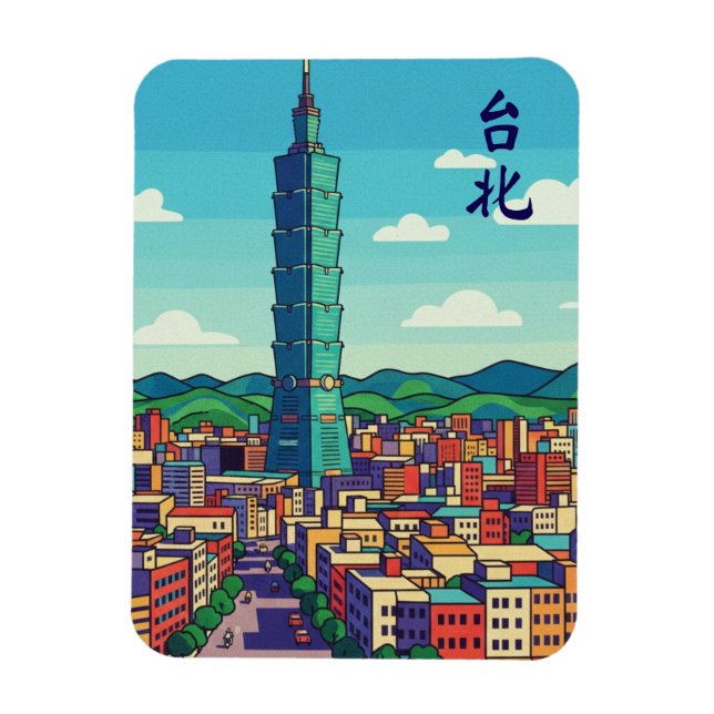 Íman Taipei 101 (Vertical)