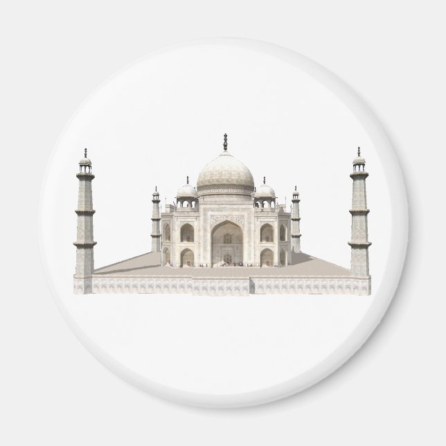Íman Taj Mahal: Modelo 3D: (Frente)