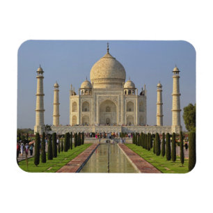 Íman Taj Mahal, um mausoléu localizado em Agra, Índia,