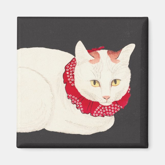 Íman takahashi shotei tama nekko cat retrato ukiyo-e (Frente)