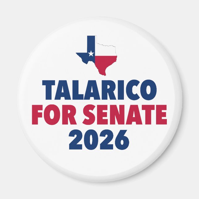 Íman Talarico para Senado Eleição Texas 2026 (Frente)