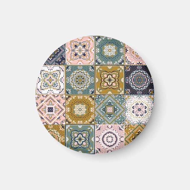 Íman Talavera Indian: Patchwork, Ethnic Mosaic. (Frente)