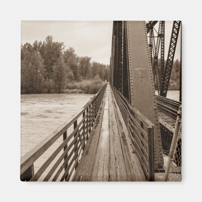 Íman Talkeetna Railroad Bridge Walkway (Frente)