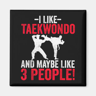 Íman Talvez Goste de Taekwondo Como 3 Pessoas - Artes M