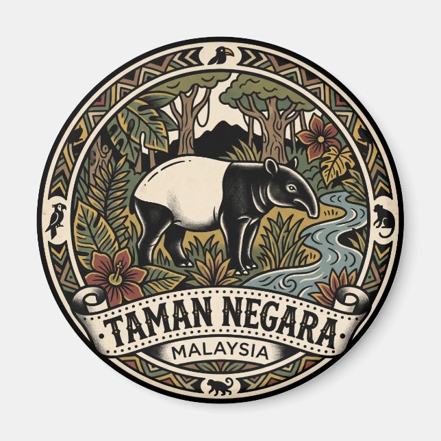 Íman Taman Negara Malásia (Frente)