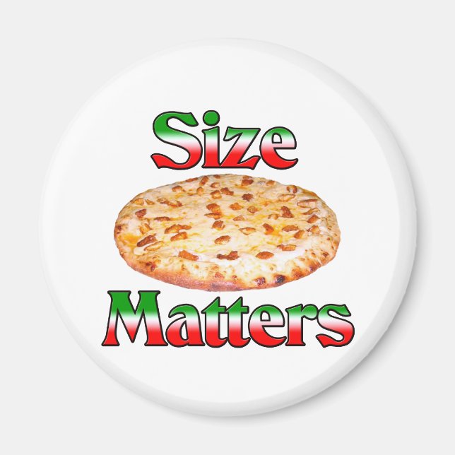 Íman Tamanho Importa (Pizza) (Frente)