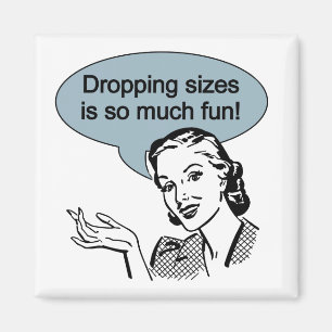 Íman Tamanhos de queda é muito divertido