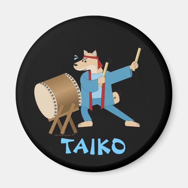 Íman Tambor de Taiko Drummer (Frente)