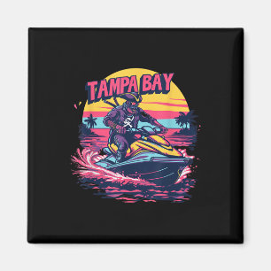 Íman Tampa Bay Pirata Flórida Jetski Barco Engraçado Ga