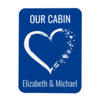 Tampa do coração da porta de cruzeiro personalizad