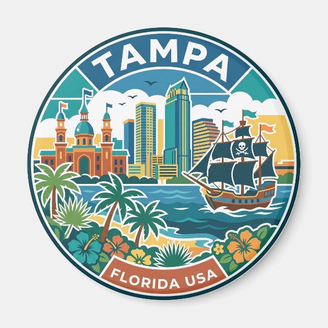 Íman Tampa EUA (Frente)