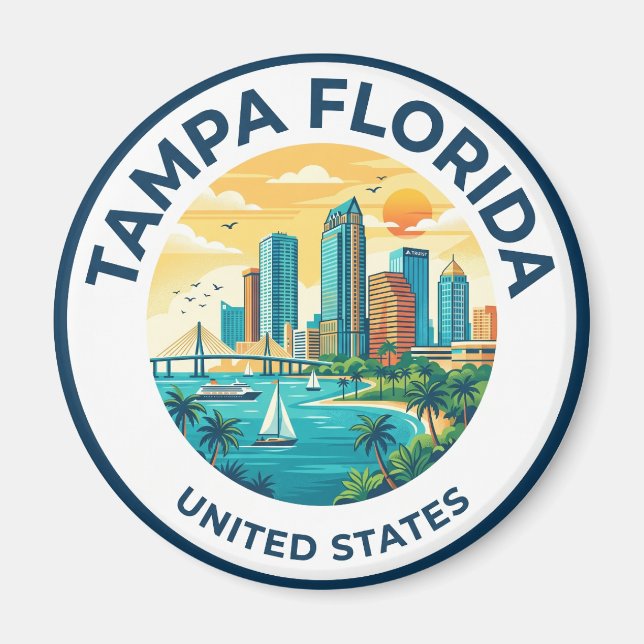 Íman Tampa Flórida (Frente)