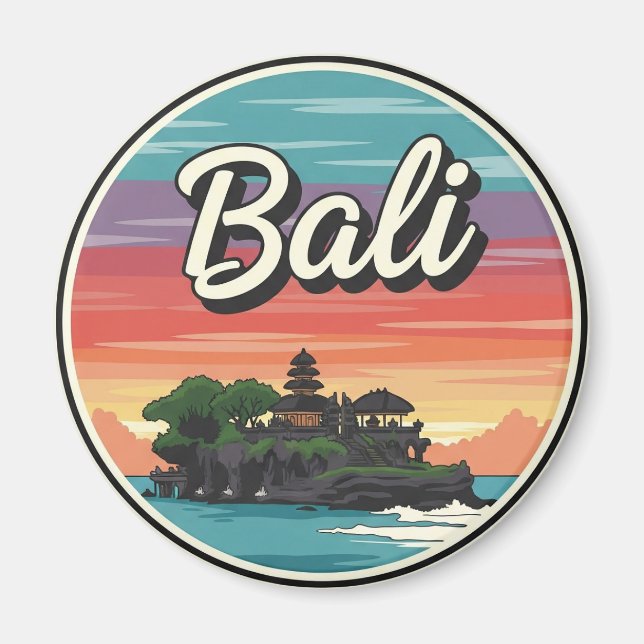 Íman Tanah Lot Bali Indonésia Viagem (Frente)