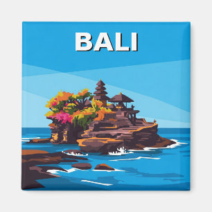 Íman Tanah Lot Bali Indonésia Viagem Abstrato