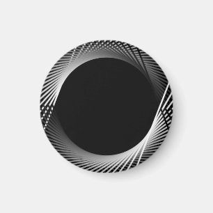 Íman Tangentes pretas e brancas.