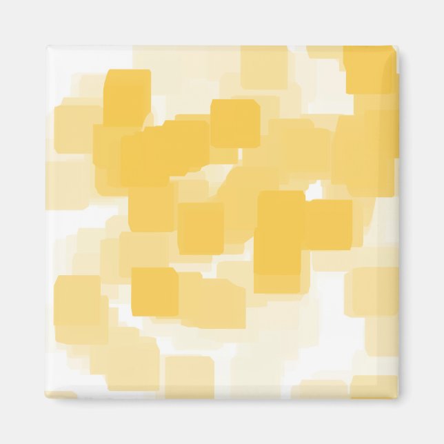 Íman "Tangerina" Arte Geométrica (Frente)