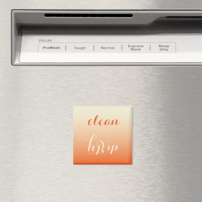 Íman Tangerina e creme, magnetos de lavadora suja (In Situ (Dishwasher))