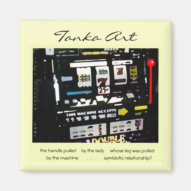Íman Tanka Art Slot Machine Magnet (Frente)