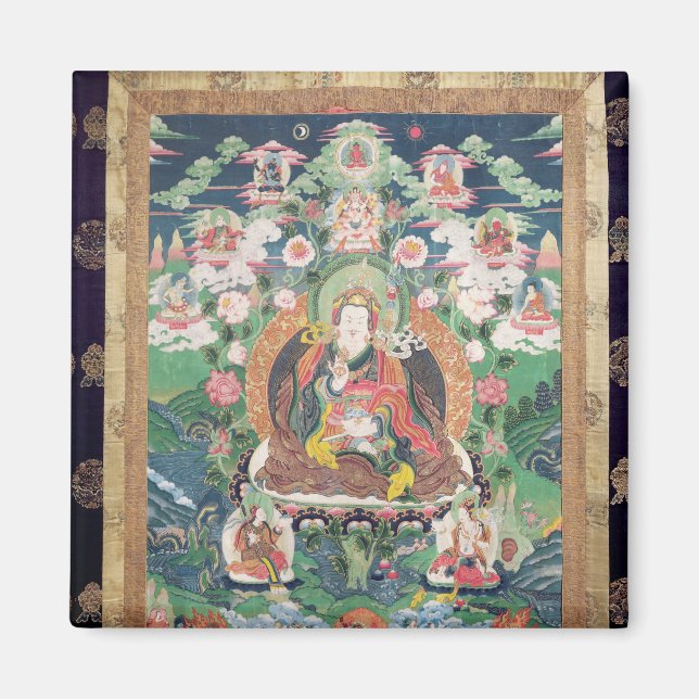 Íman Tanka de Padmasambhava, c.749 AD (Frente)