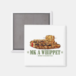 Íman Tanque Médio Britânico MK A Whippet da Primeira Gu