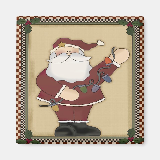 Íman Tantas Luzes de Natal Magnet (Frente)