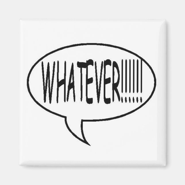 Íman Tanto faz! Balão de Texto (Frente)