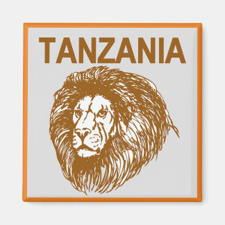 Íman Tanzânia com ímã de leão
