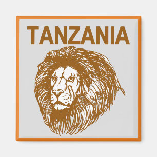 Íman Tanzânia com ímã do leão