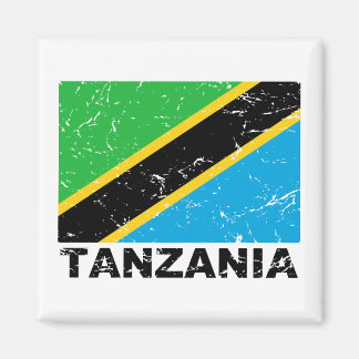 Íman Tanzânia Vintage Flag