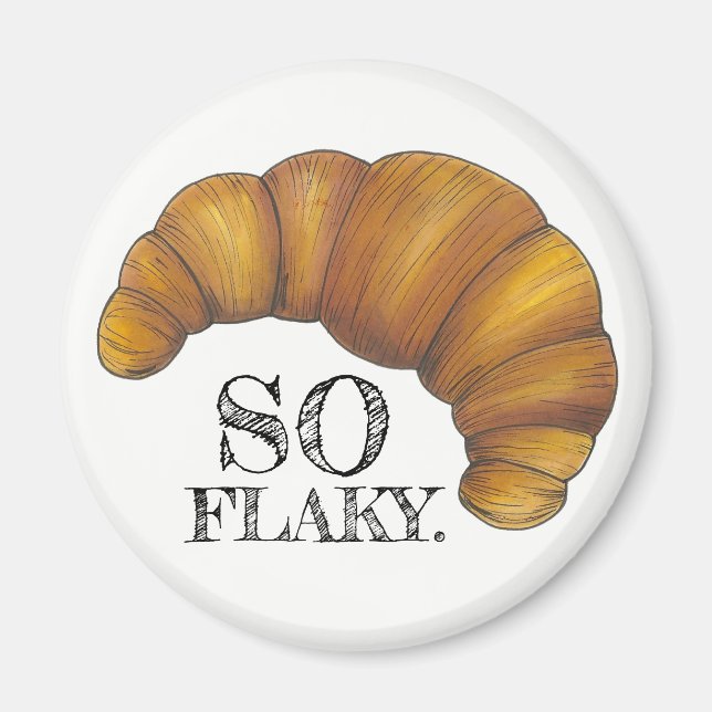 Íman Tão Flaky Buttery Croissant French Pastorey (Frente)