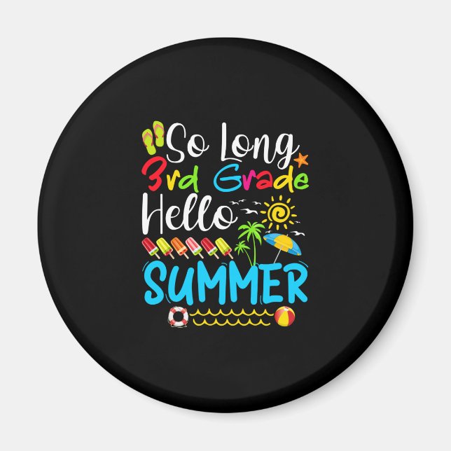 Íman Tão Longo Verão Do 3º Ano, Dia Da Escola. (Frente)