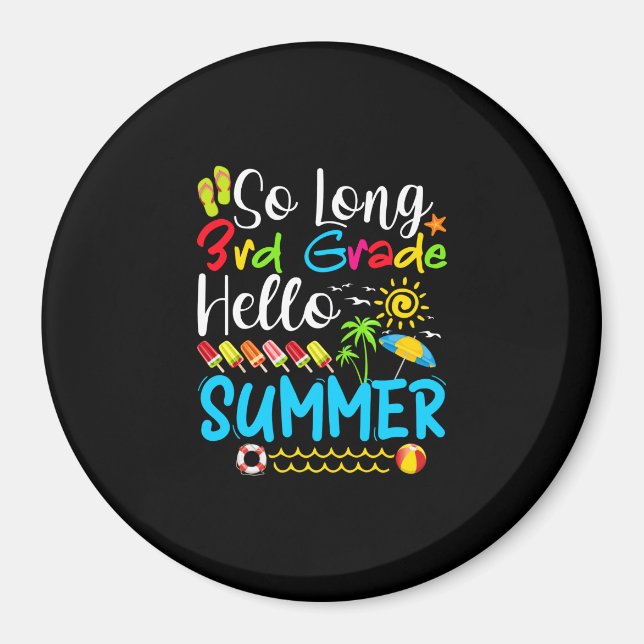 Íman Tão Longo Verão Do 3º Ano, Dia Da Escola. (Frente)