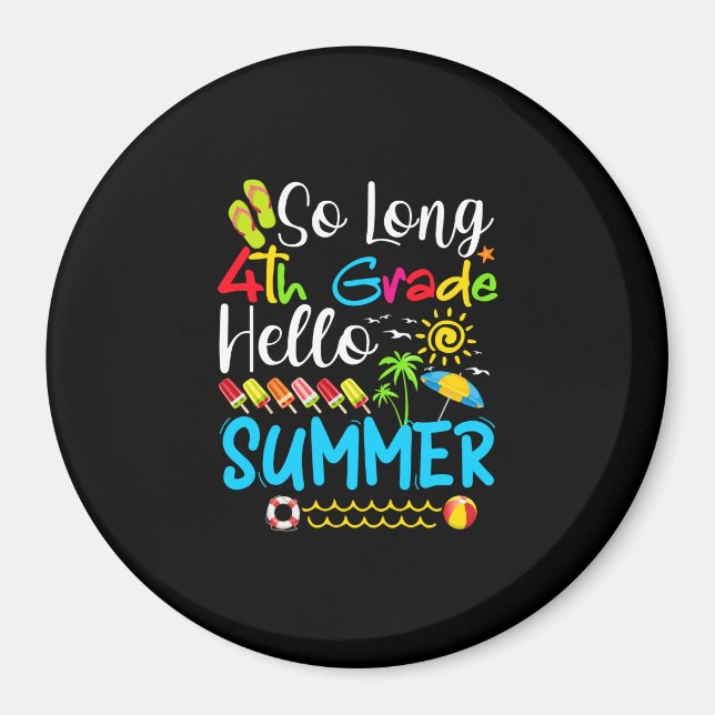 Íman Tão Longo Verão Do 4º Ano, Dia Da Escola. (Frente)
