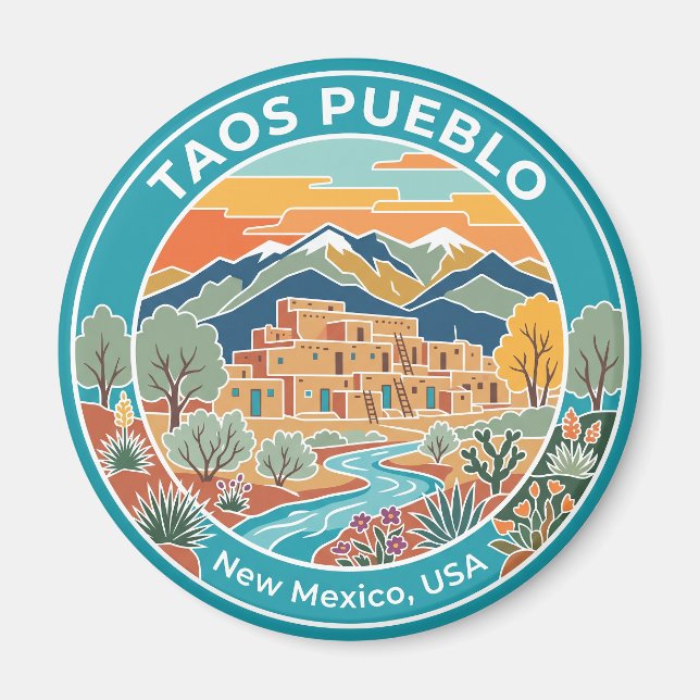 Íman Taos Pueblo EUA (Frente)